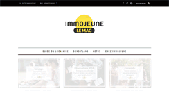 Desktop Screenshot of mag.immojeune.com