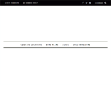 Tablet Screenshot of mag.immojeune.com